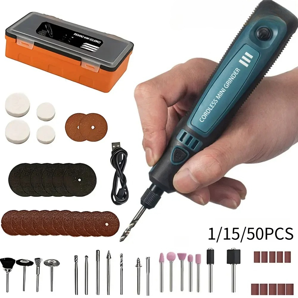 Wood Chisel Set - مطحنة كهربائية لاسلكية تعمل عبر USB،