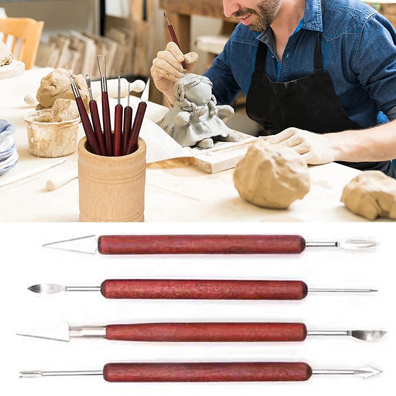 6 ادوات نحت الفخار الفخار مجمو - مراجعة Wood Chisel Set وسعره