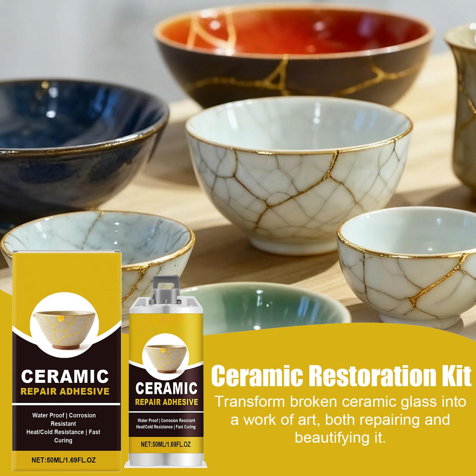 طقم إصلاح السيراميك Kintsugi ا - مراجعة Woodworking In Japanese وسعره