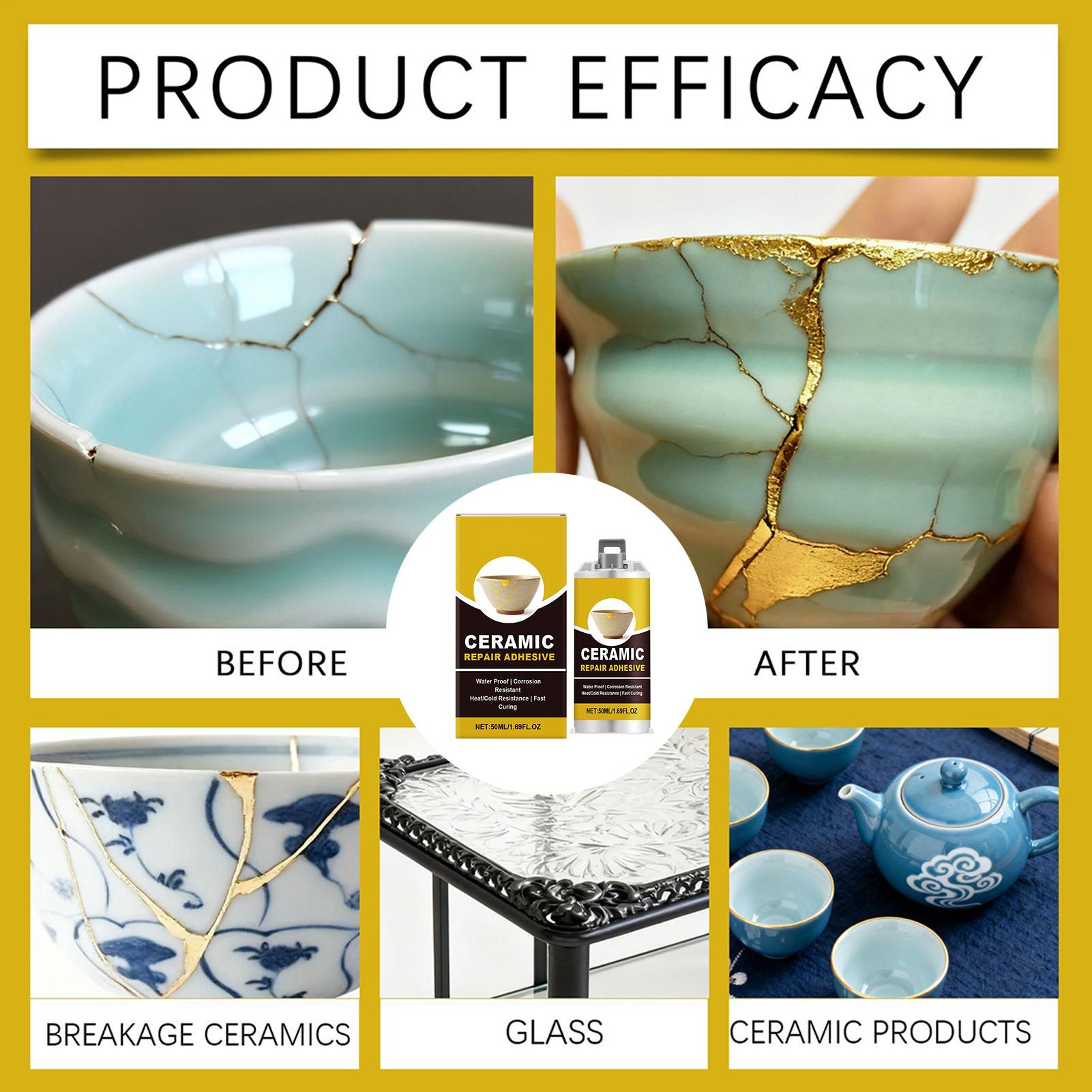 طقم إصلاح السيراميك Kintsugi ا - مراجعة Woodworking In Japanese وسعره