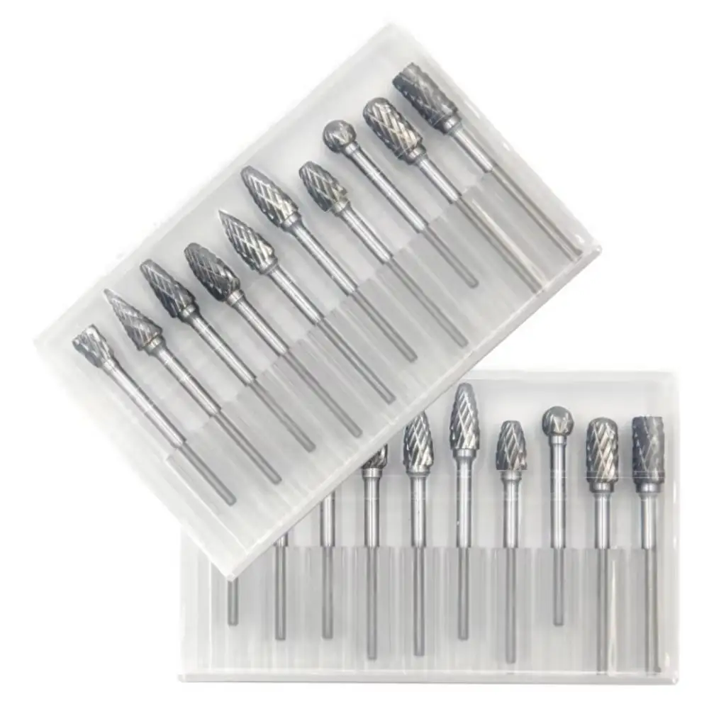 10 قطع مجموعة رؤوس كربيد دوارة - مراجعة Wood Chisel Set وسعره
